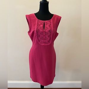 NWT Esley Boutique Pink Lace Dress Medium